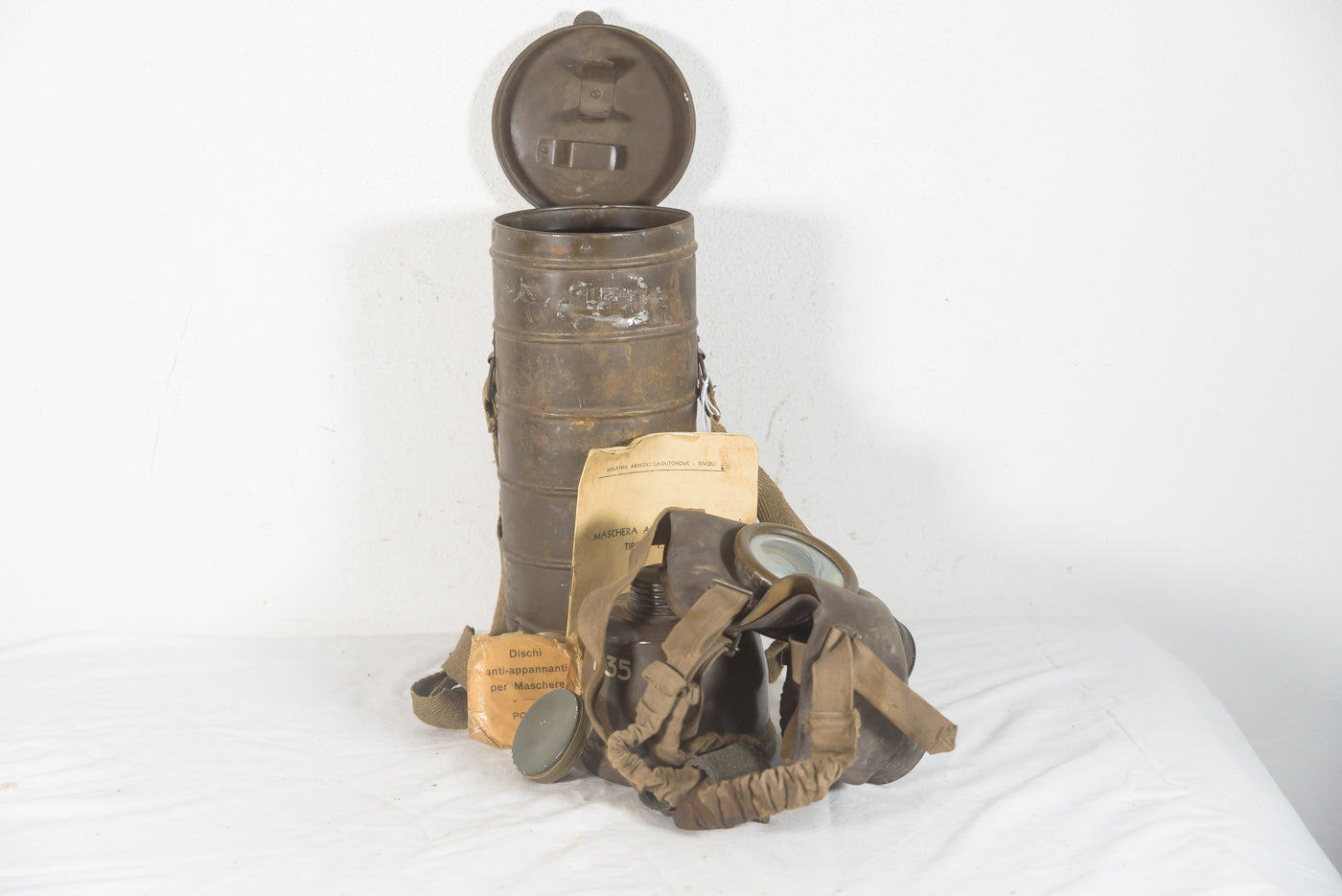 Maschera antigas T.35 taglia II -REI WW 2