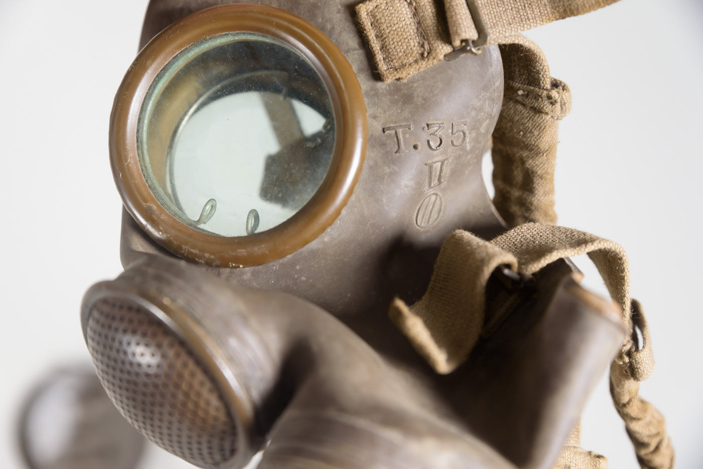 Maschera antigas T.35 taglia II -REI WW 2