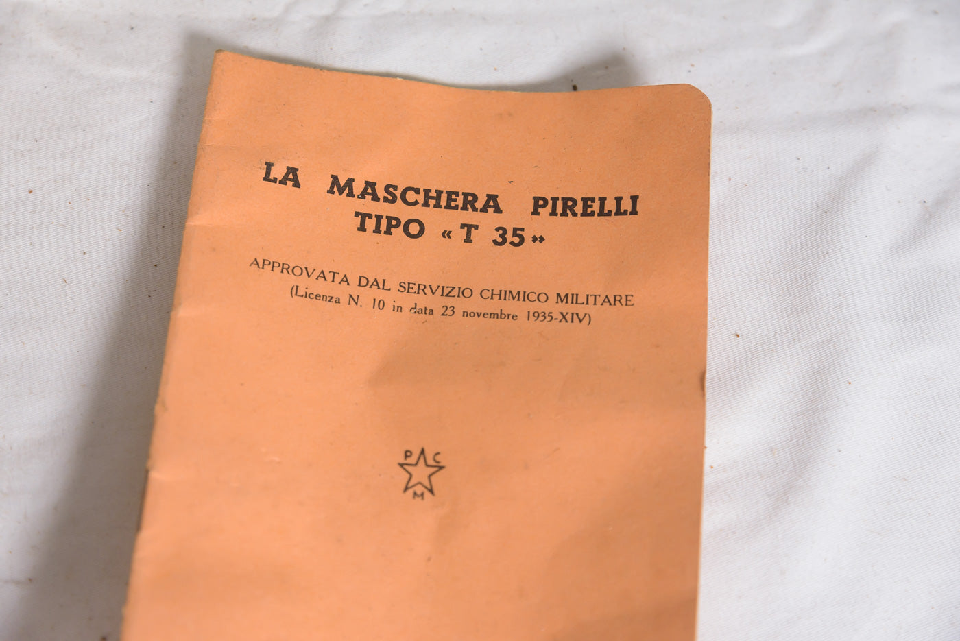 Maschera antigas T.35 taglia I - REI WW 2