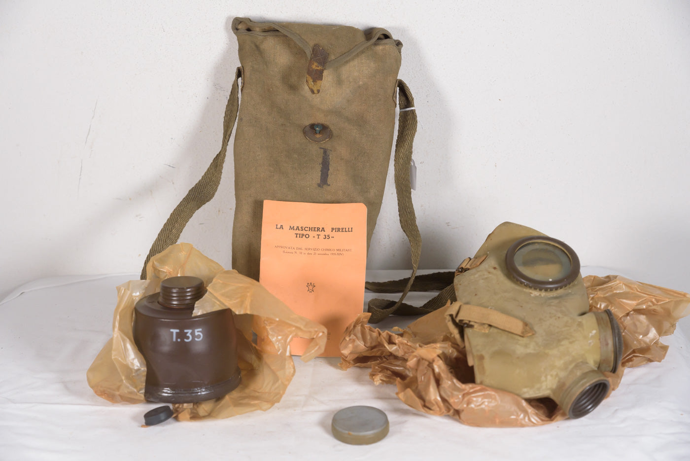 Maschera antigas T.35 taglia I - REI WW 2