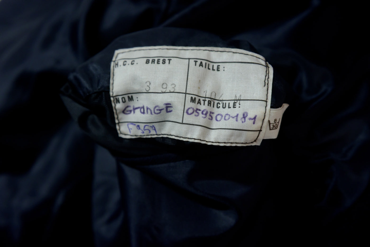 Peacoat Marine Nationale Francese anni 90'