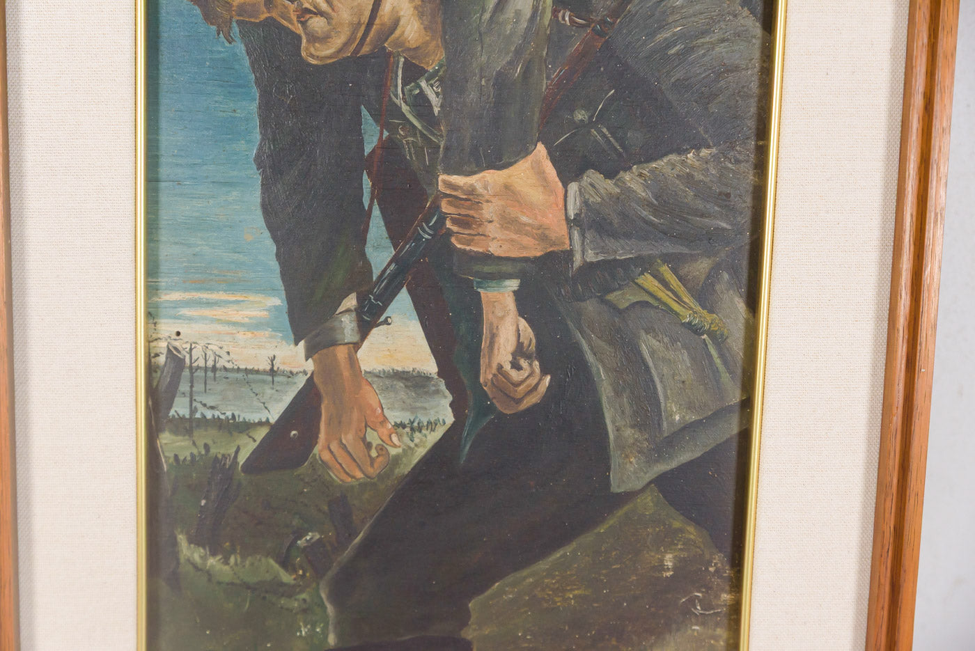 Dipinto ad olio su tavola 44x31