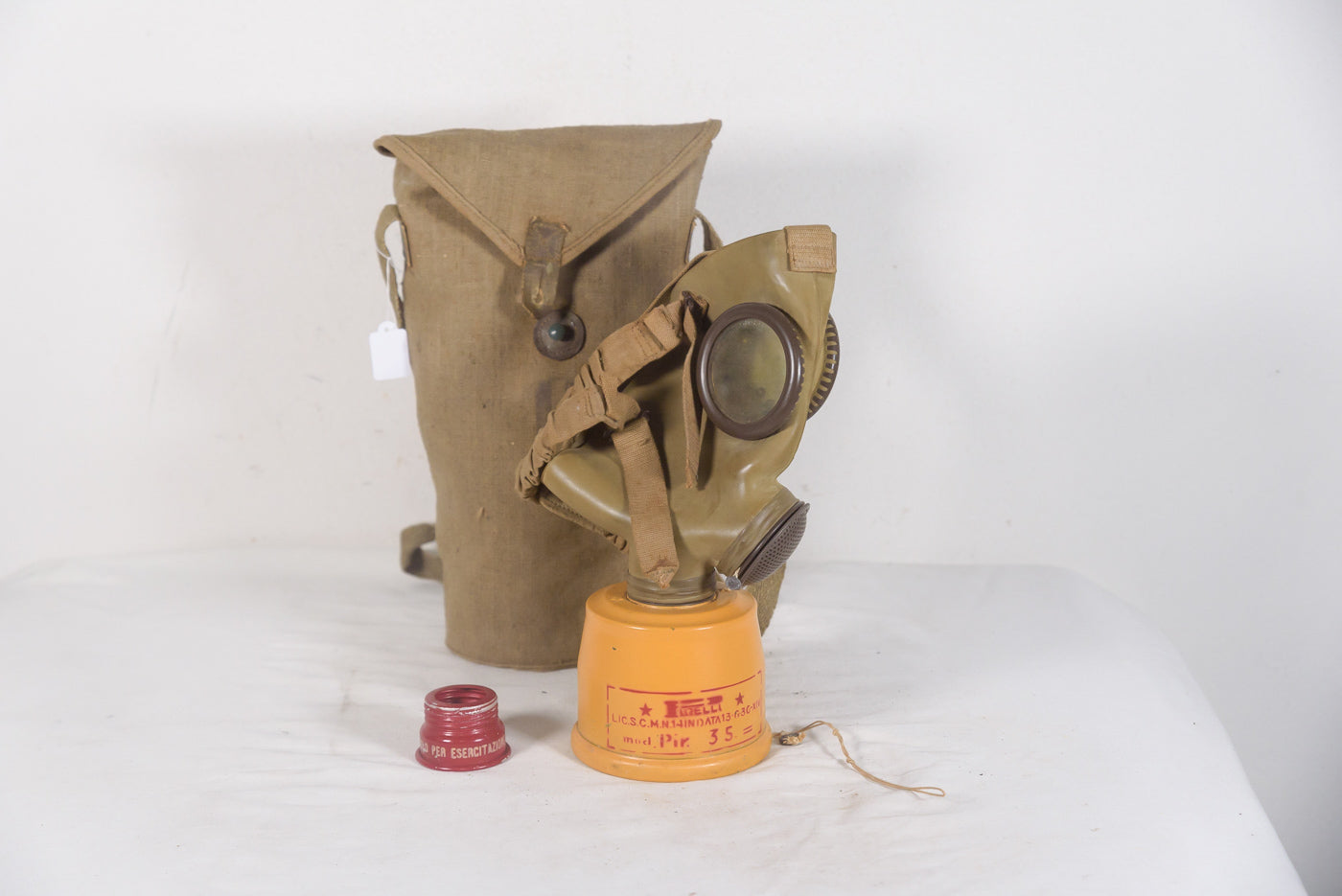 Maschera antigas P.35 taglia II -REI WW 2