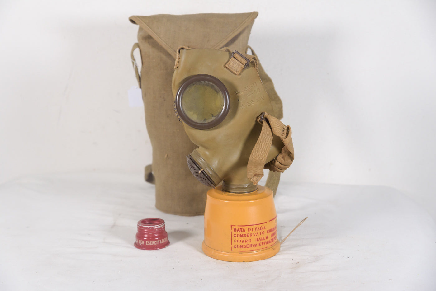 Maschera antigas P.35 taglia II -REI WW 2