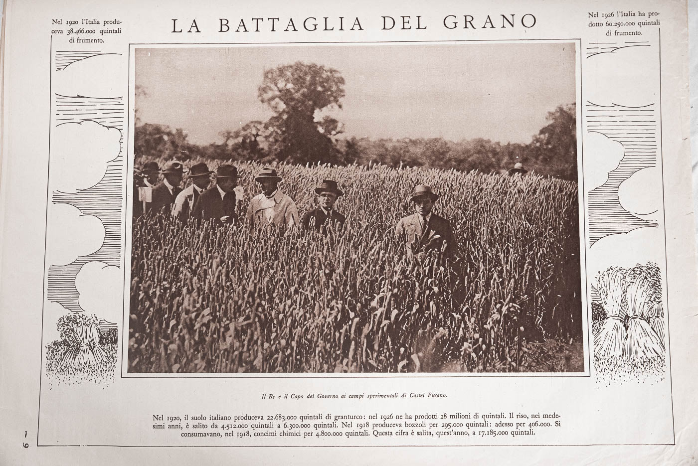 "La lira ed il littorio" Numero unico - 31/12/1925
