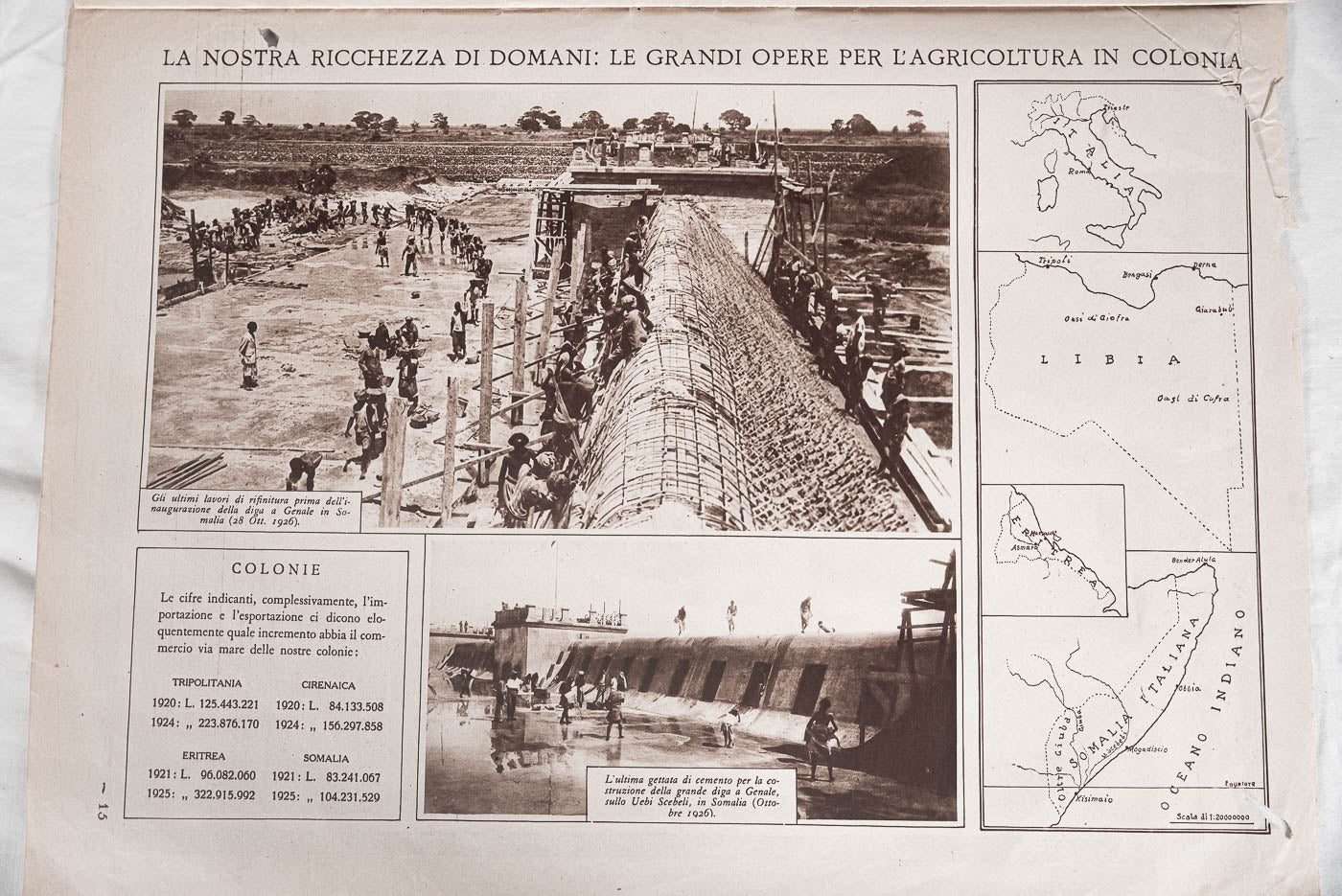"La lira ed il littorio" Numero unico - 31/12/1925