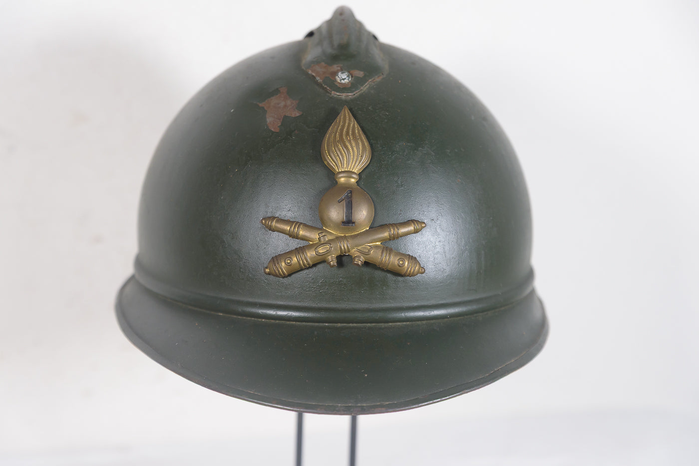 Elmetto Adrian M.15 Francese fornitura Italia WW1