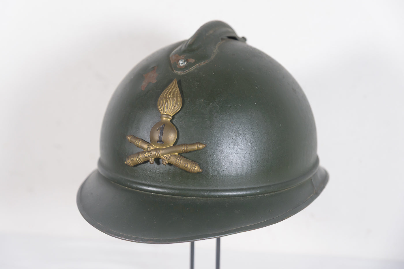 Elmetto Adrian M.15 Francese fornitura Italia WW1
