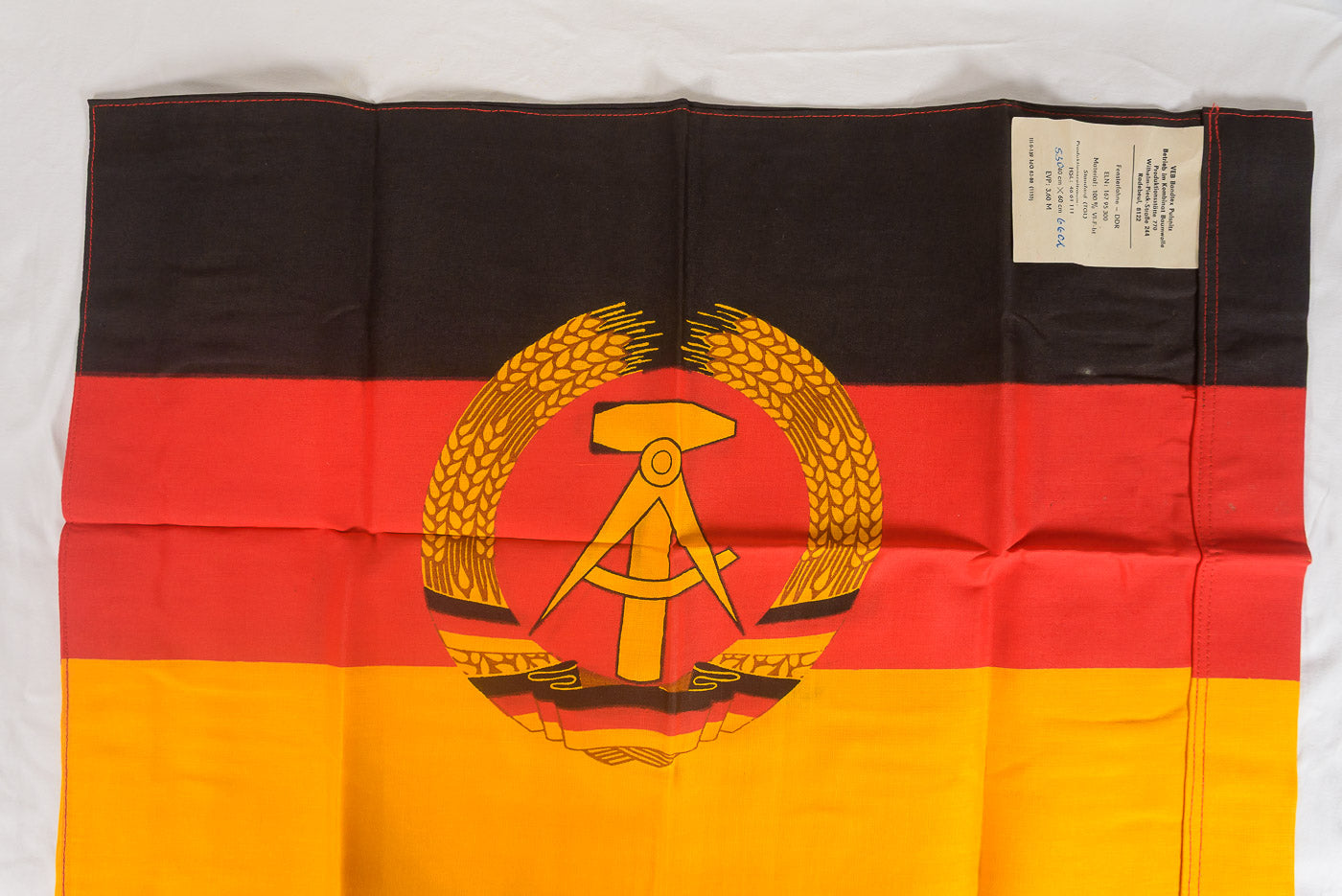 Bandiera DDR, Deutsche Demokratische Republik (10/49 - 10/90)