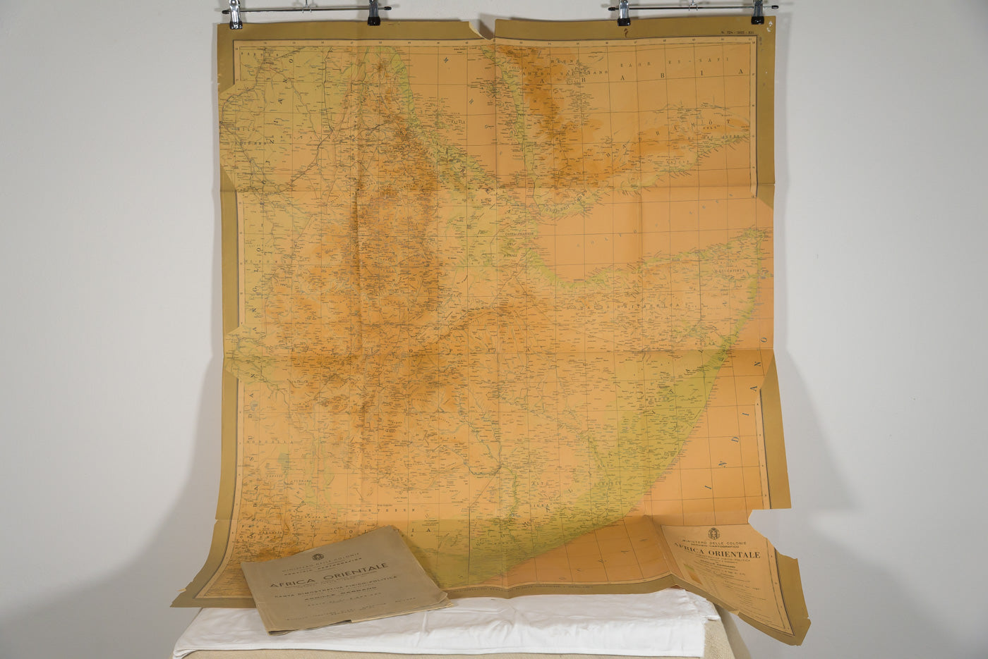 Carta geografica AOI - 1936