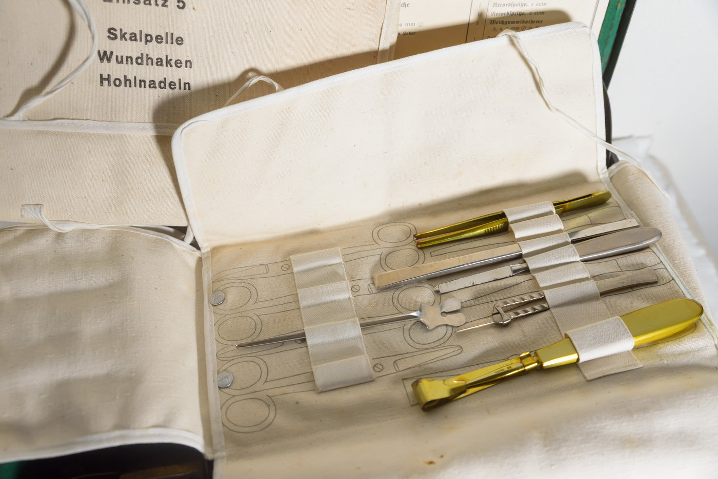 Truppen Besteck 1935 "Chiron Instrumente" Sanità WH