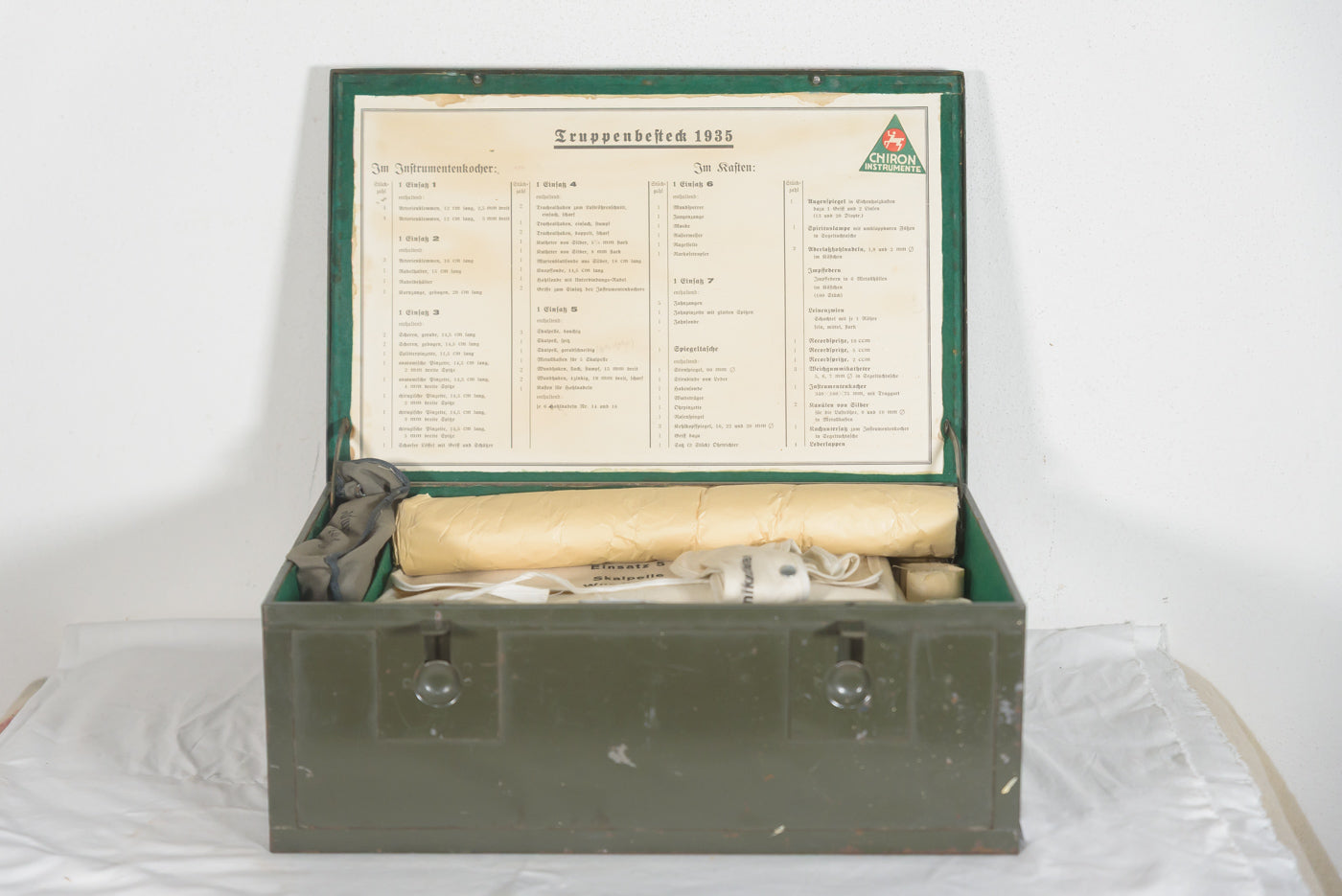Truppen Besteck 1935 "Chiron Instrumente" Sanità WH