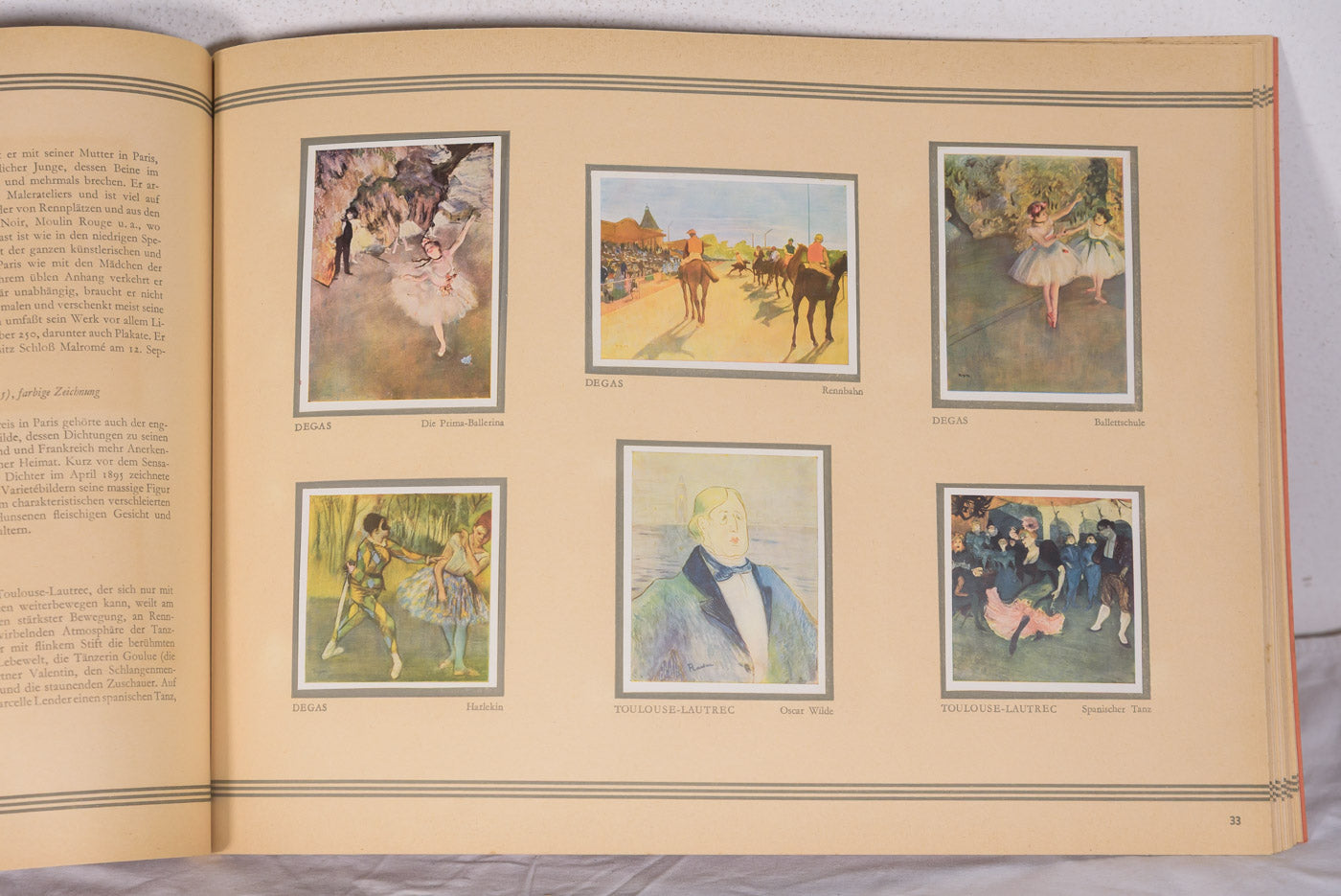 "Moderne Malerei von Impressiunismus bis zum Gegenwart" 1933 - Album figurine
