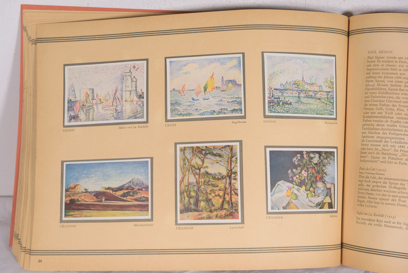 "Moderne Malerei von Impressiunismus bis zum Gegenwart" 1933 - Album figurine