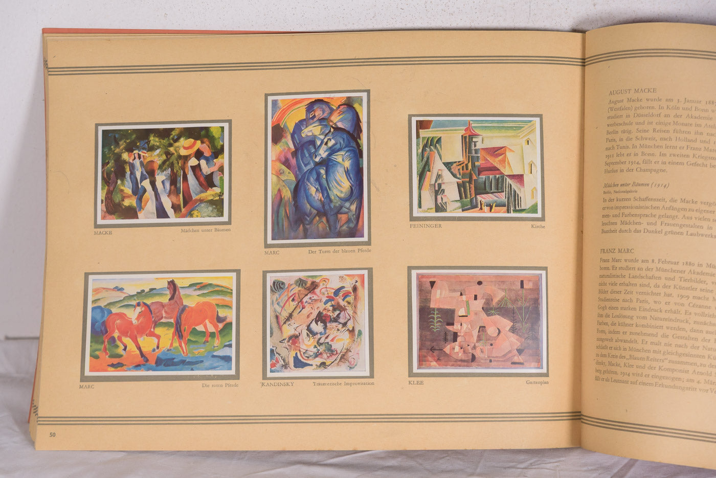 "Moderne Malerei von Impressiunismus bis zum Gegenwart" 1933 - Album figurine