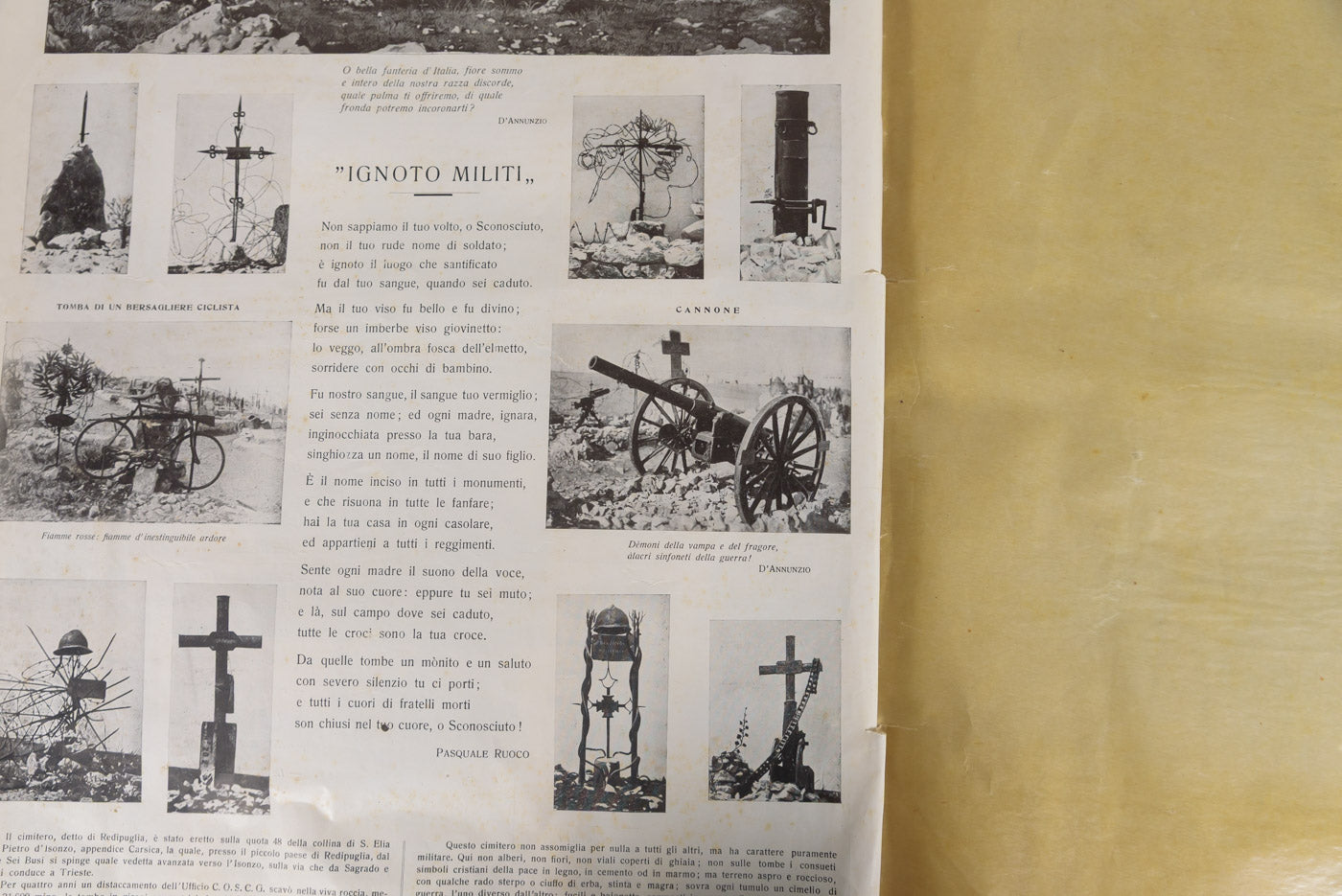 Cimitero Militare Redipuglia - "Agli Invitti della 3^ Armata"