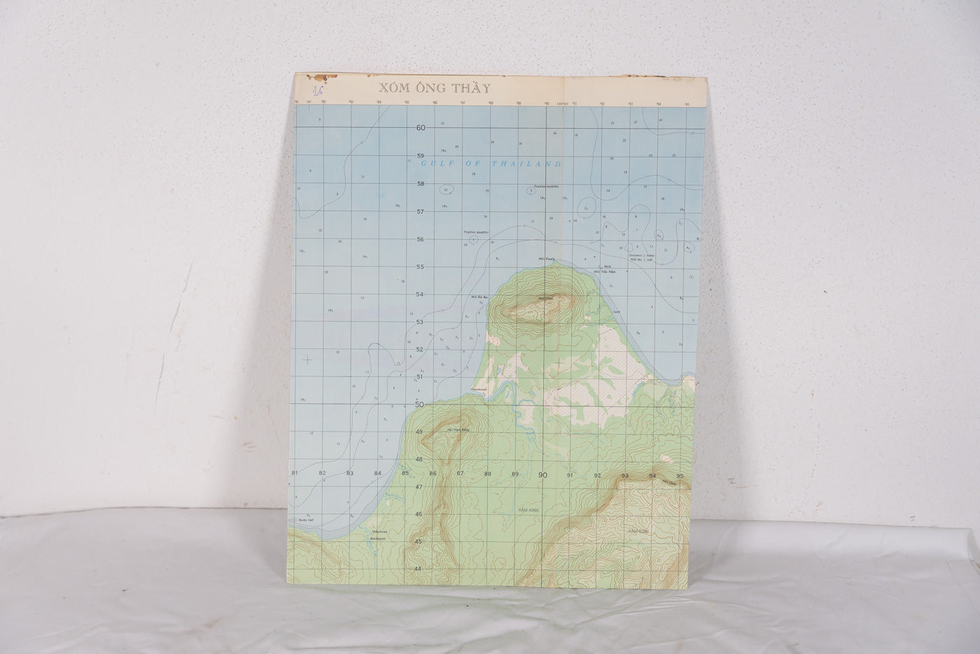 US Army Vietnam - carta topografica US località  Xom Ong Thay