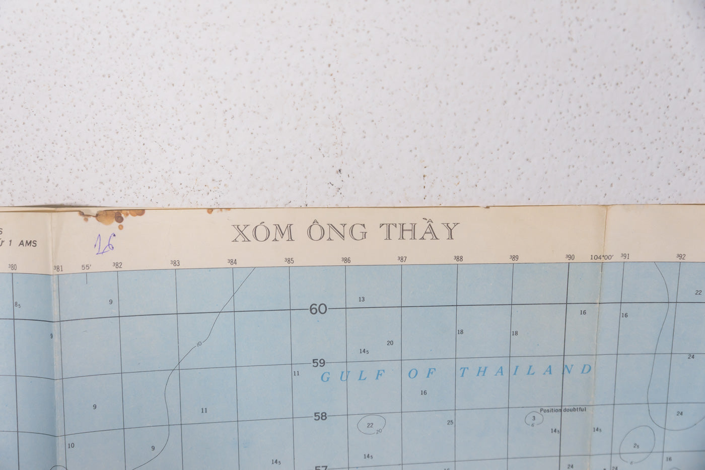 US Army Vietnam - carta topografica US località  Xom Ong Thay