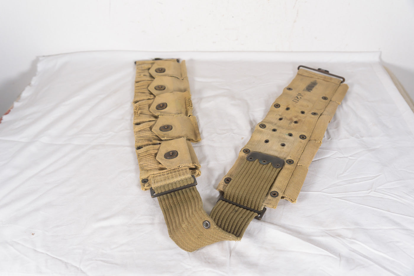 US Army WW1 - Cinturone portacaricatori Springfield