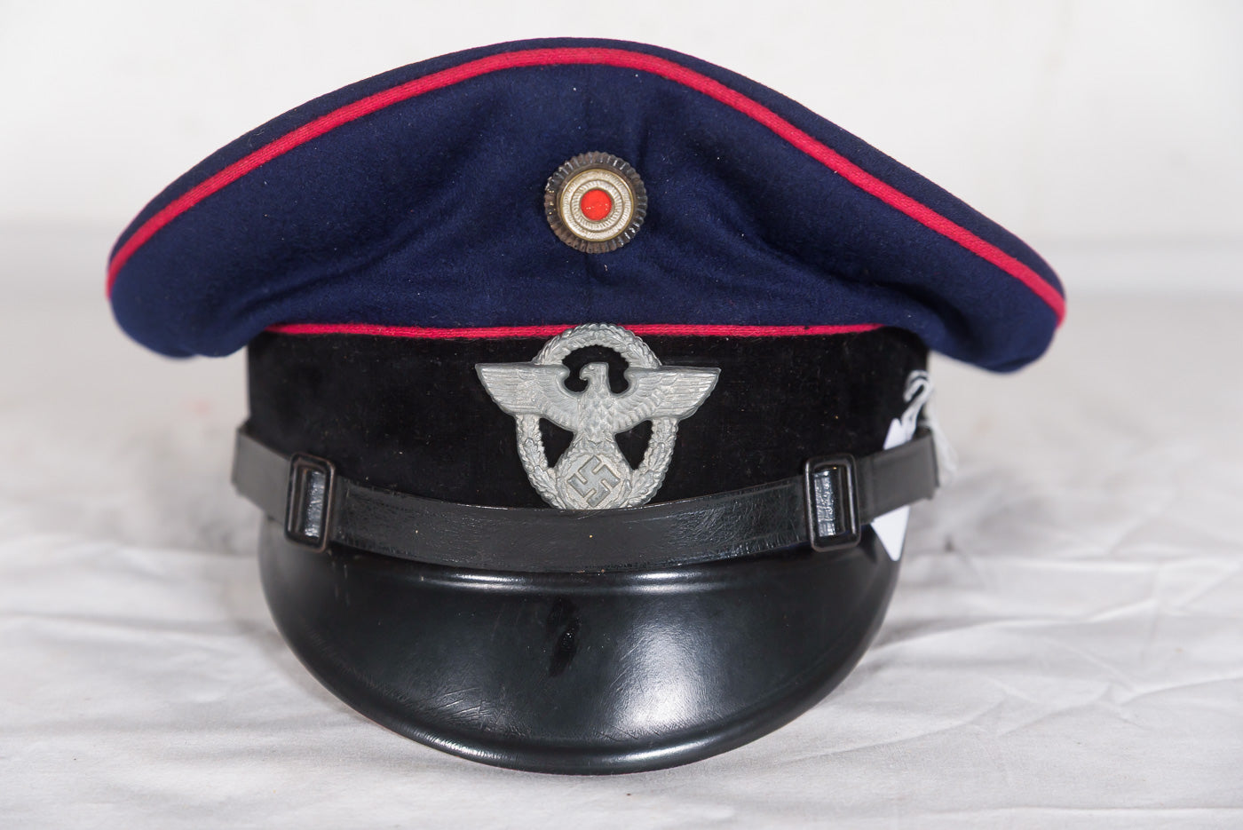 Schirmmutze truppa/sottufficiale Feuerschutzpolizei III° Reich