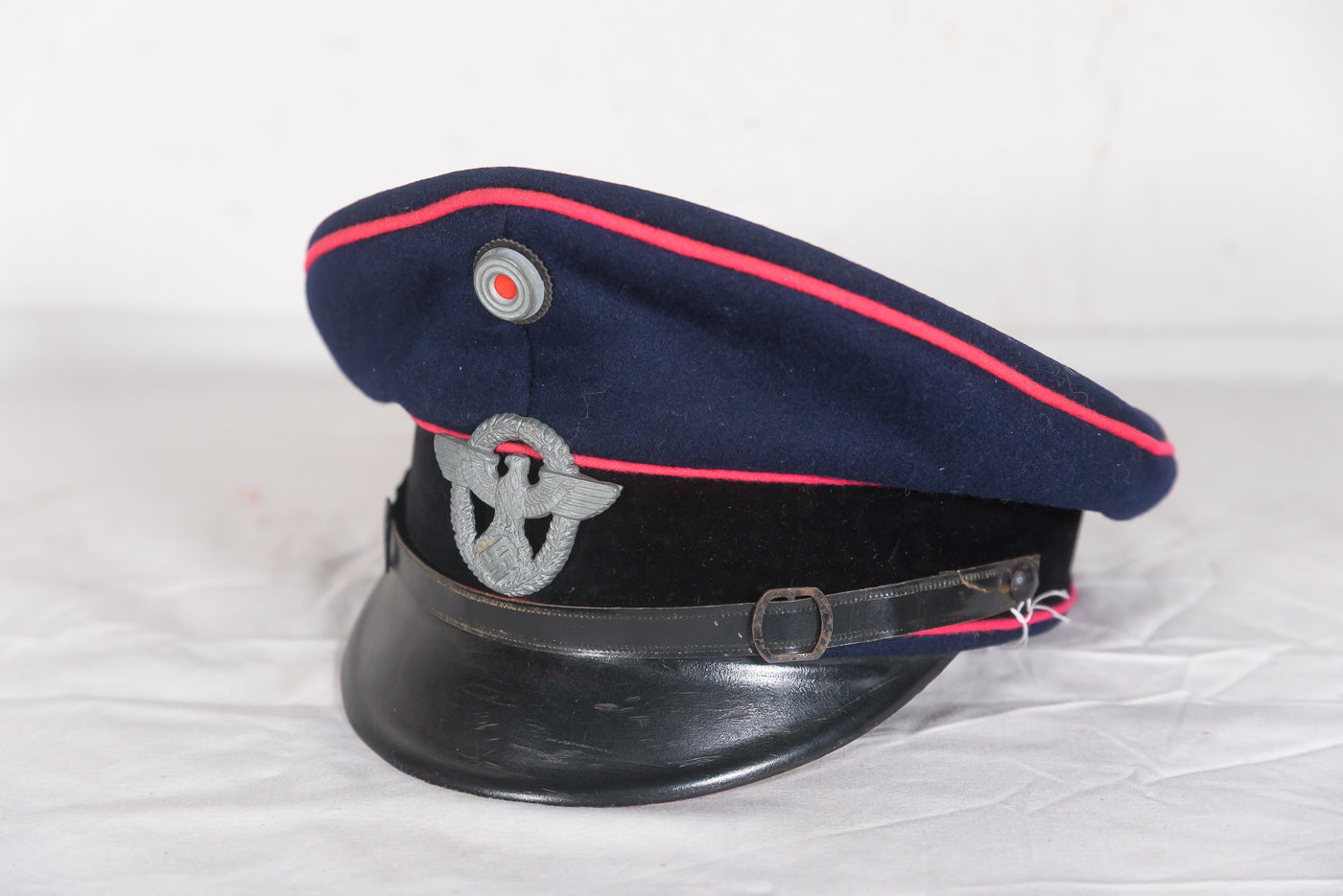 Schirmmutze truppa/sottufficiale Feuerschutzpolizei III° Reich