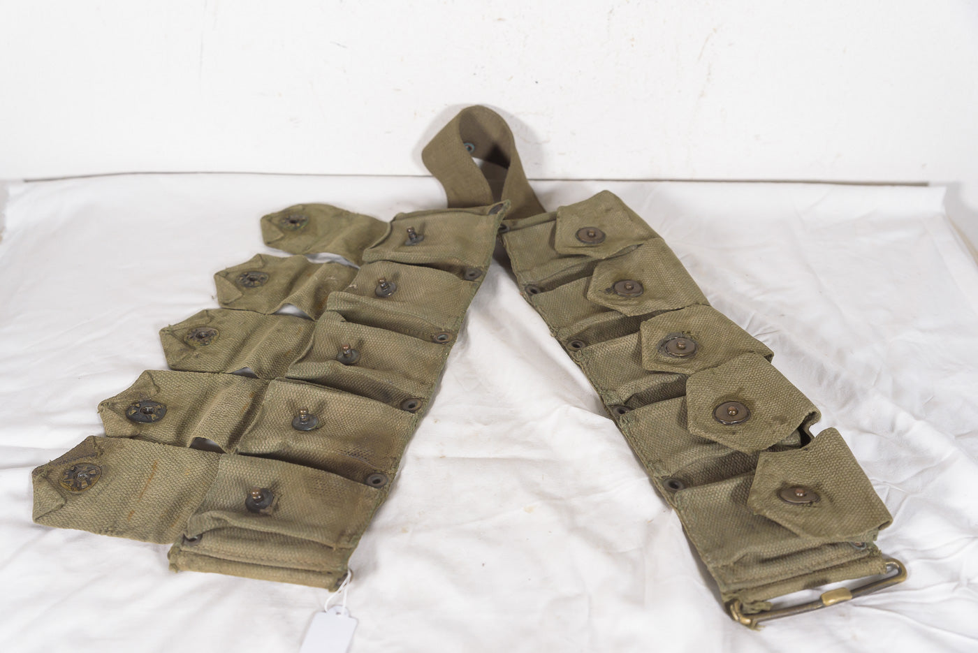 US Army Korea - Cinturone portacaricatori Garand