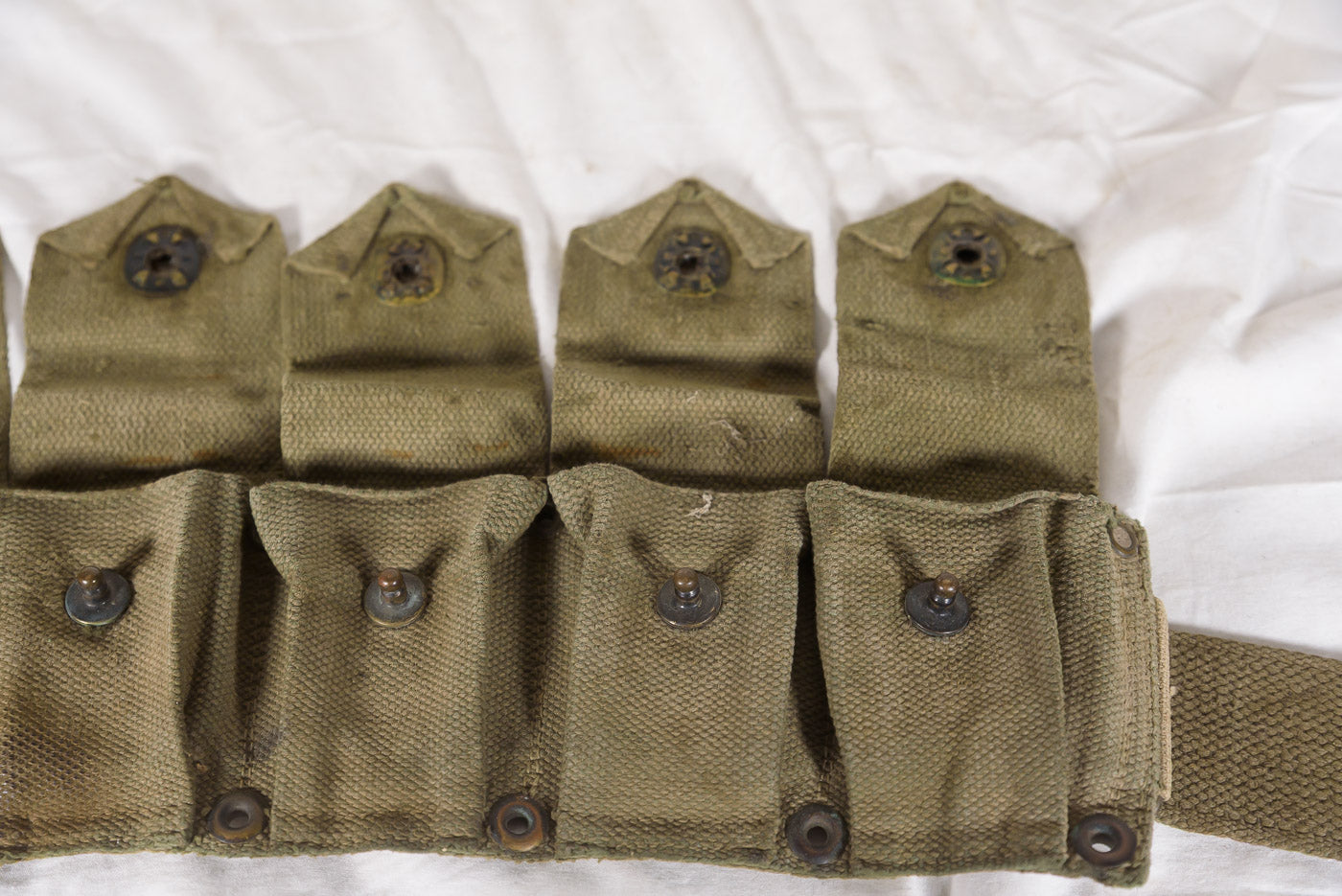 US Army Korea - Cinturone portacaricatori Garand