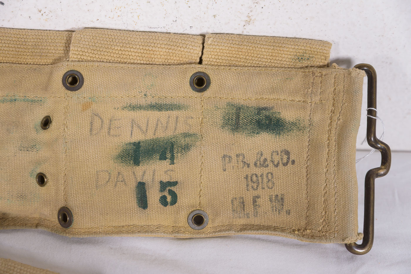 US Army WW1 - Cinturone portacaricatori Springfield
