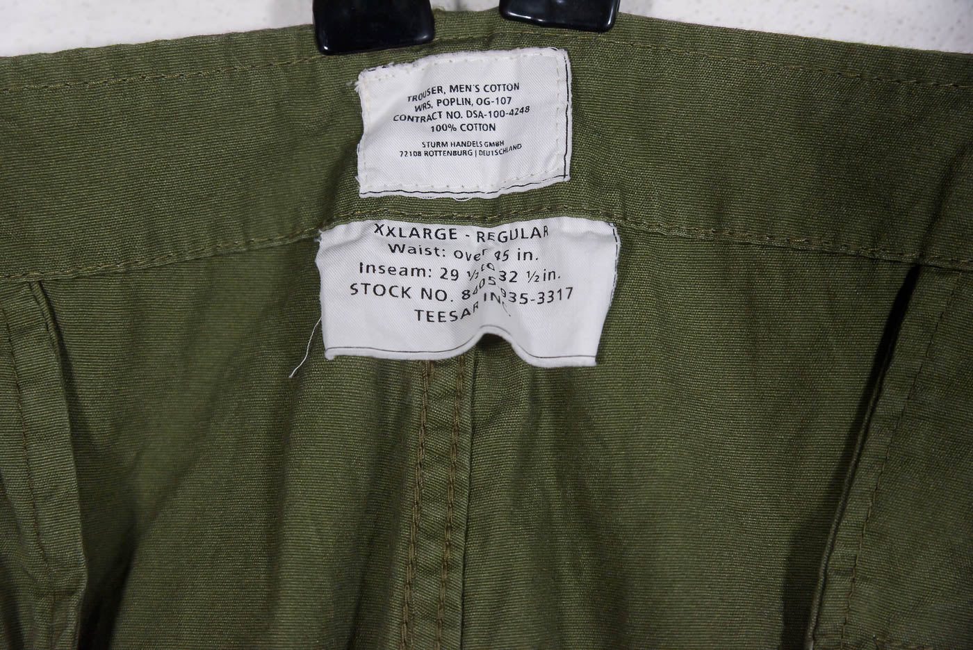 REPRO pantaloni 1° Tipo Jungle US Army Vietnam