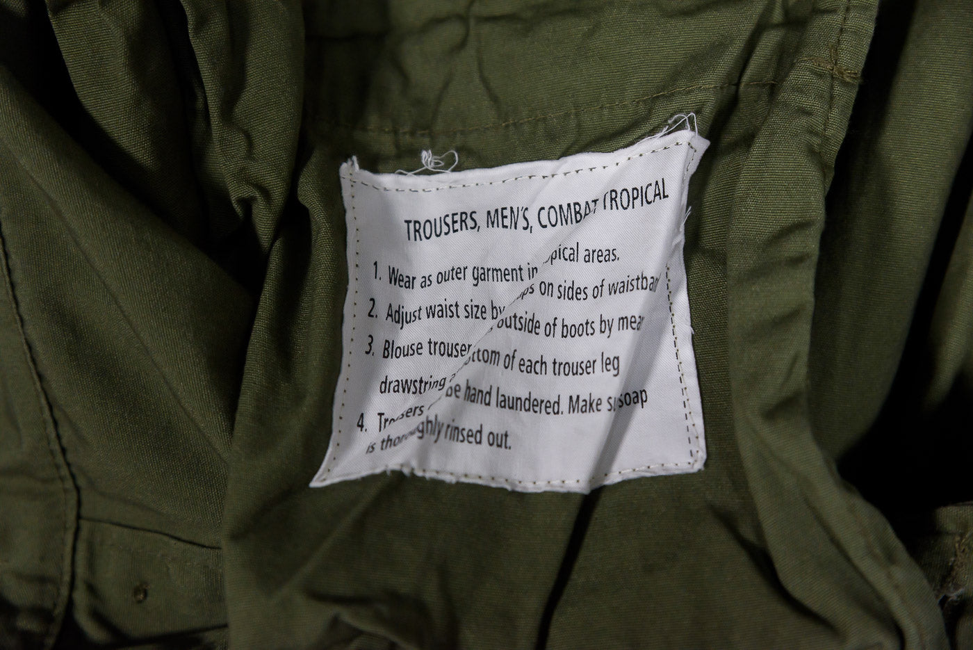 REPRO pantaloni 1° Tipo Jungle US Army Vietnam