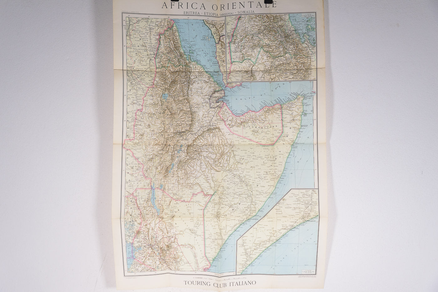 Carta geografica AOI a cura del TCI