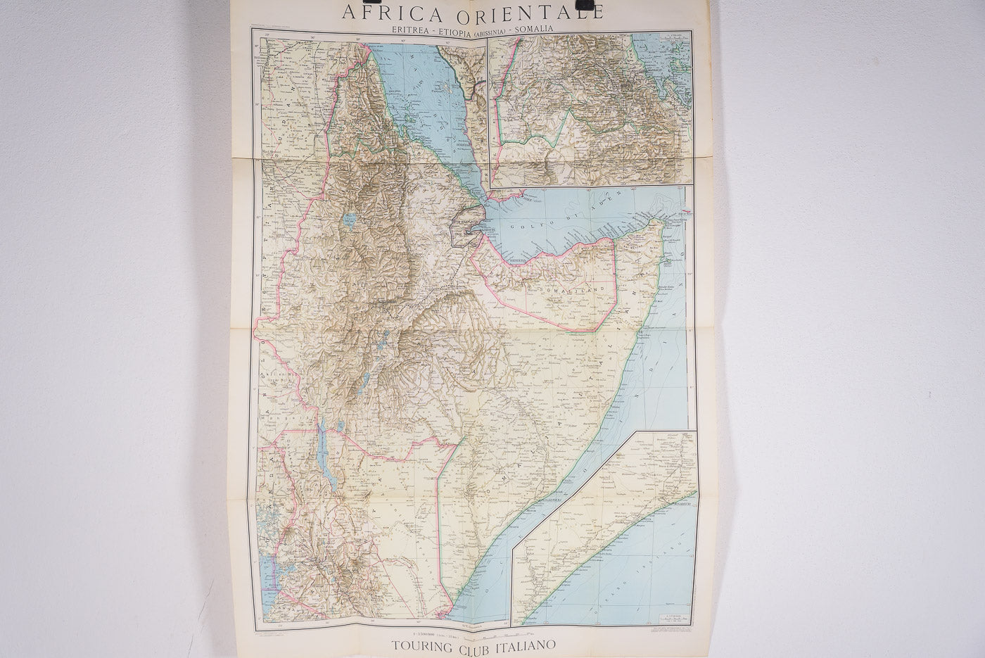 Carta geografica AOI a cura del TCI