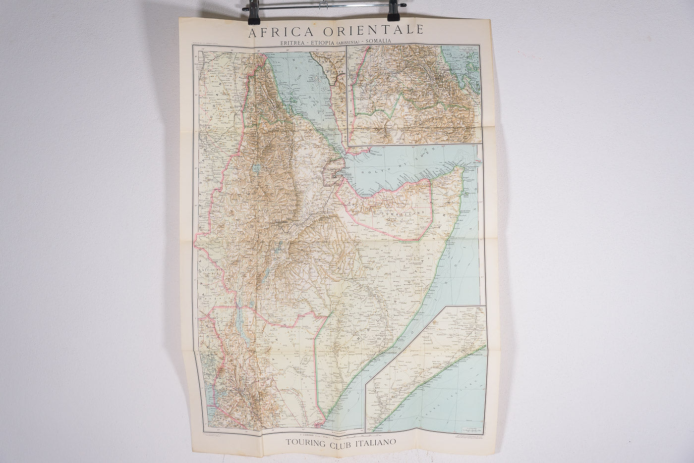 Carta geografica AOI a cura del TCI