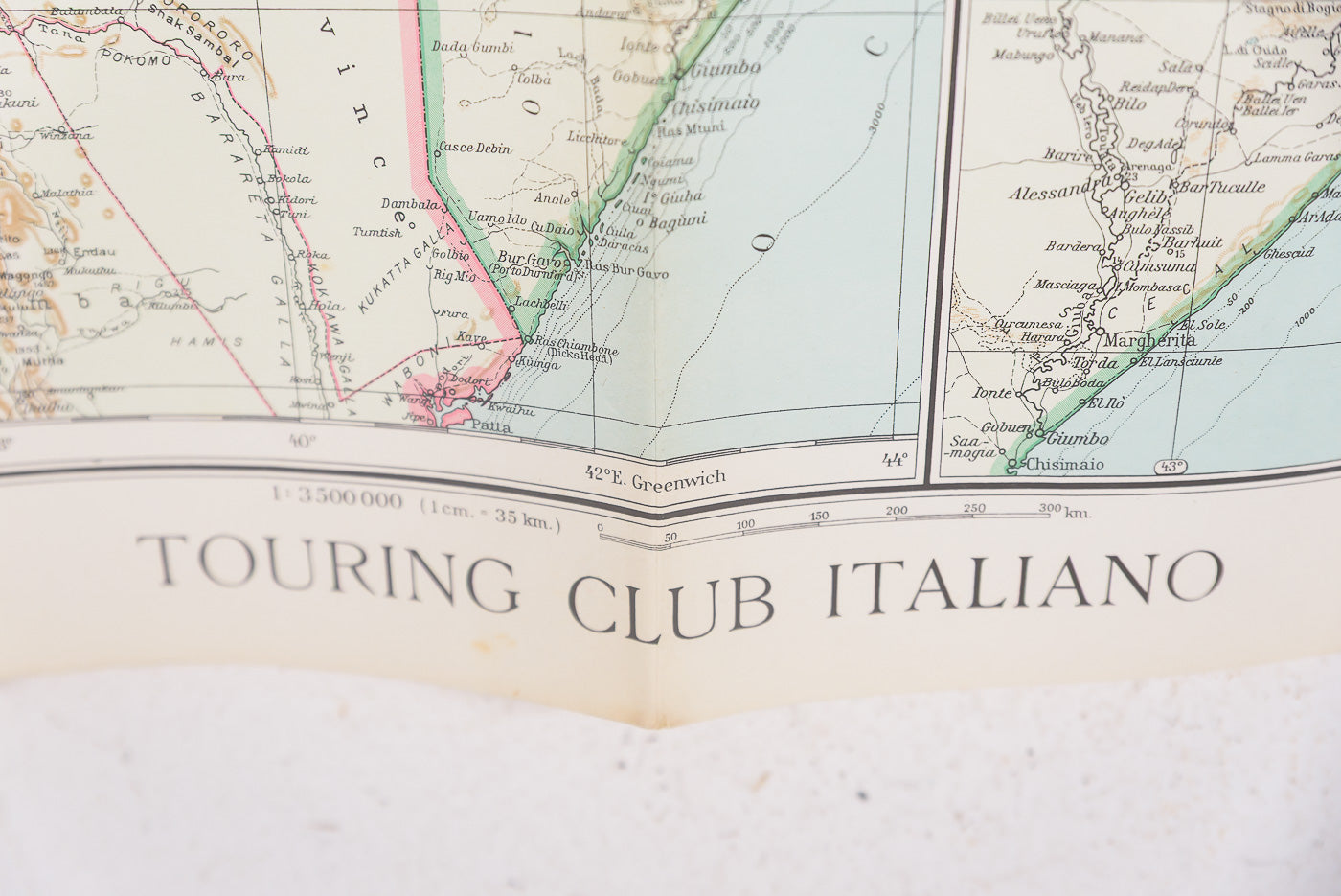 Carta geografica AOI a cura del TCI