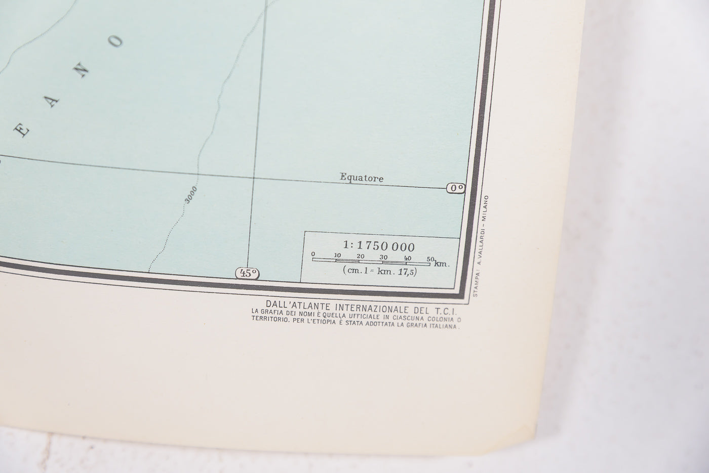 Carta geografica AOI a cura del TCI