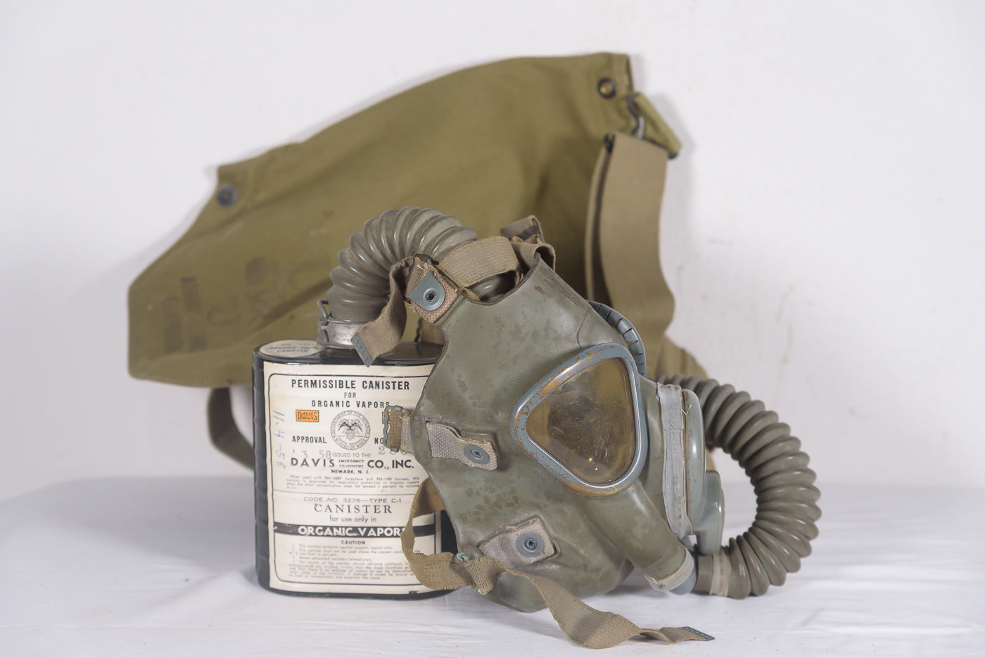 US Army WW2 - Gas mask Service M.3, foto 5
