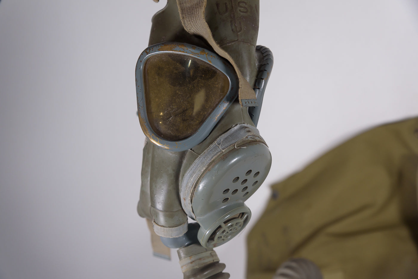 US Army WW2 - Gas mask Service M.3, foto 6