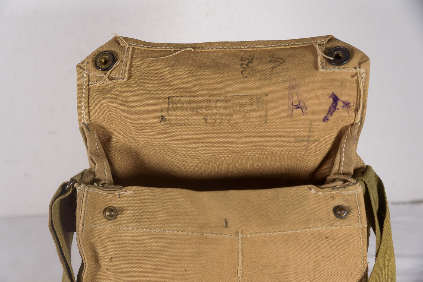 Custodia maschera antigas Inglese WW1