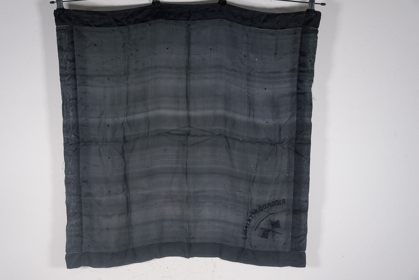 Foulard seta nera "Ricordo di Tripoli", foto 5