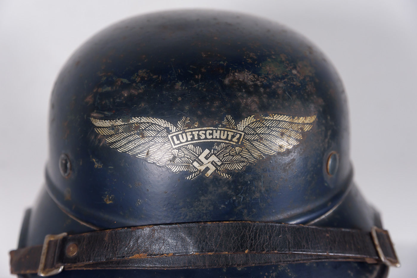 Elmetto Gladiator Luftschutz WW2, foto 2