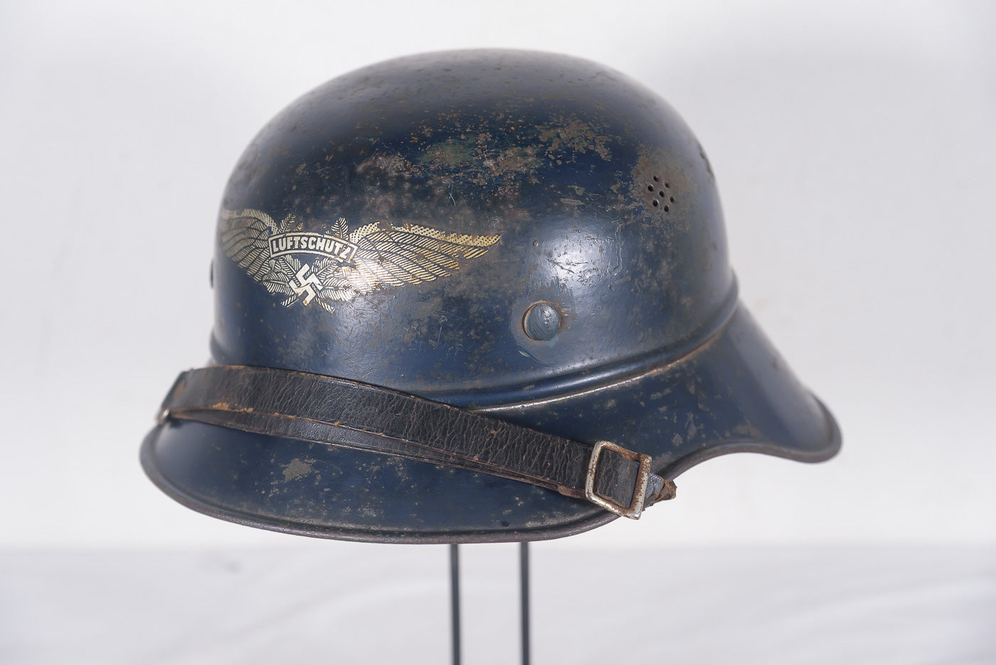 Elmetto Gladiator Luftschutz WW2, foto 3