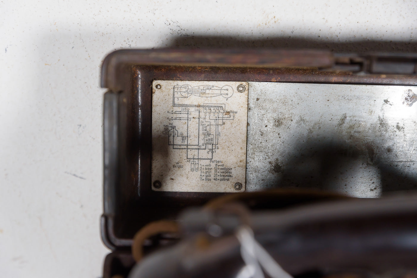 Feldfernsprecher 33 telefono da campo WH WW2, foto 6