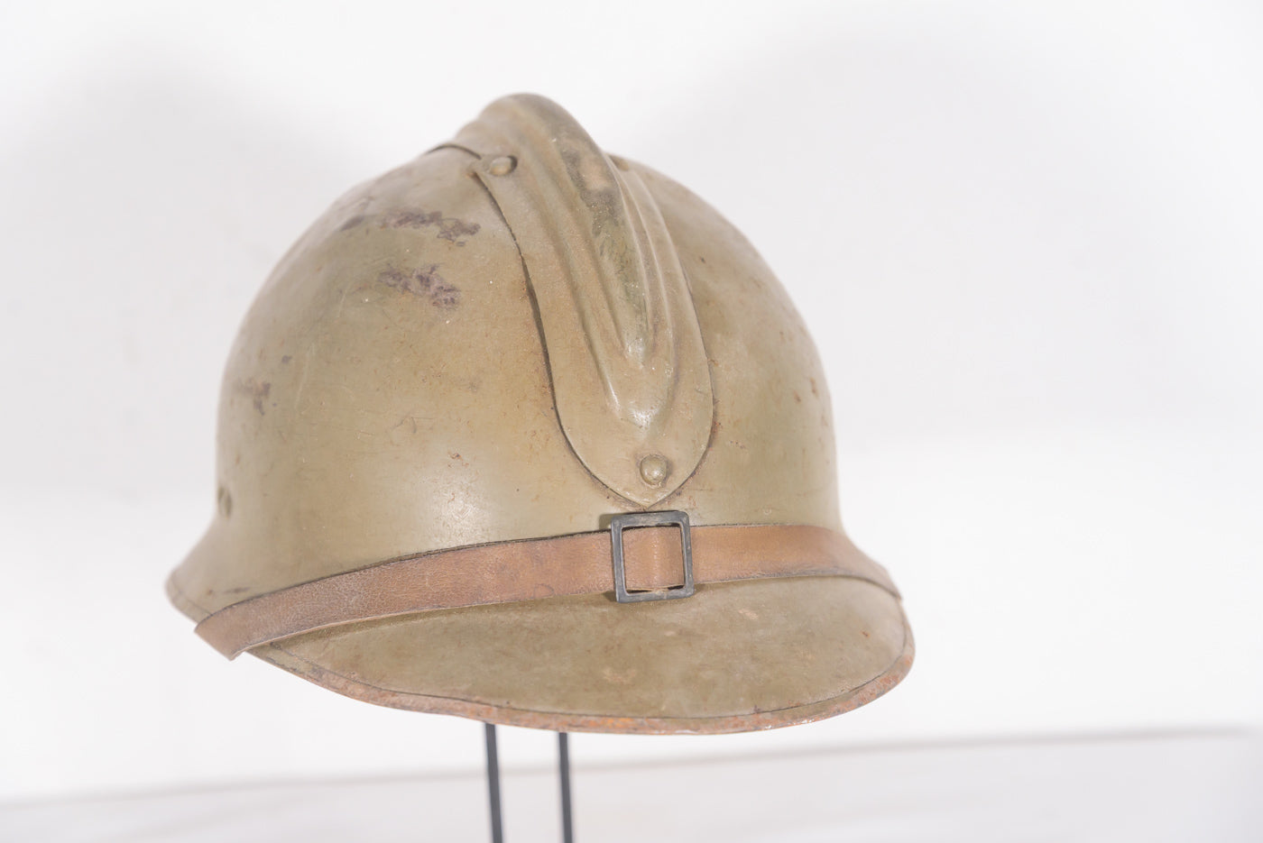 Elmetto Adrian M.26 Francese con fregio Fanteria di Marina Coloniale