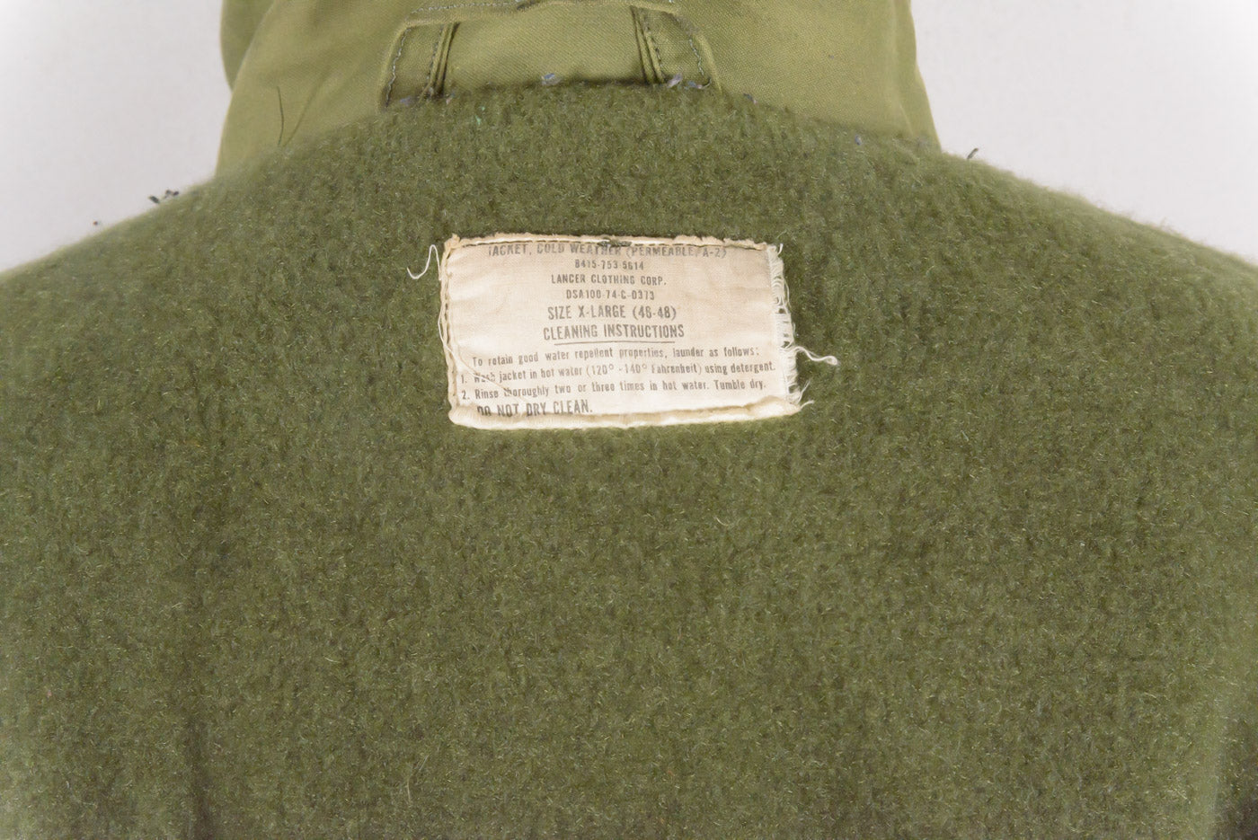 USN - Vietnam - 1974 A2 jacket Cold Weather