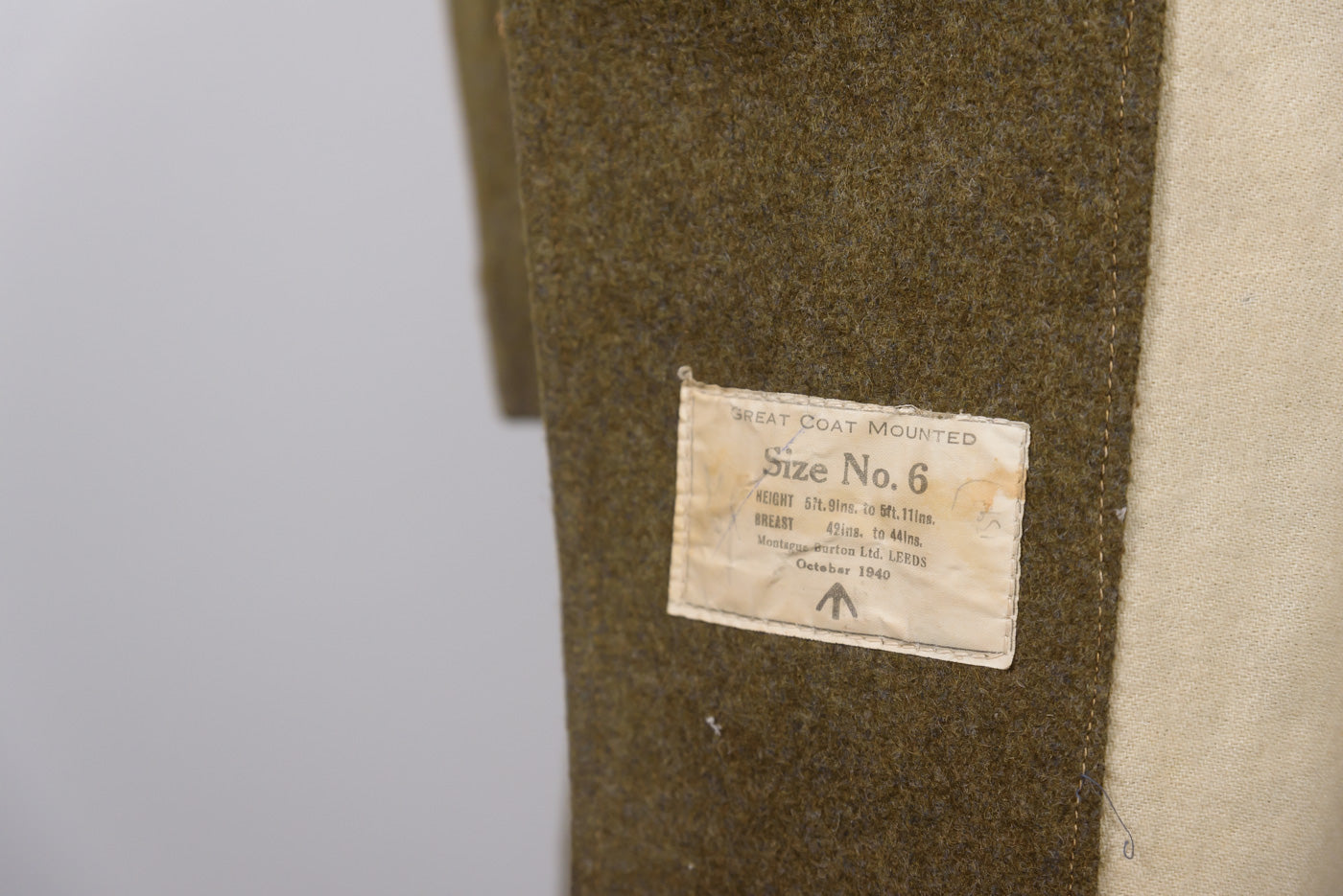 Cappotto Ufficiale REI (preda bellica) WW2