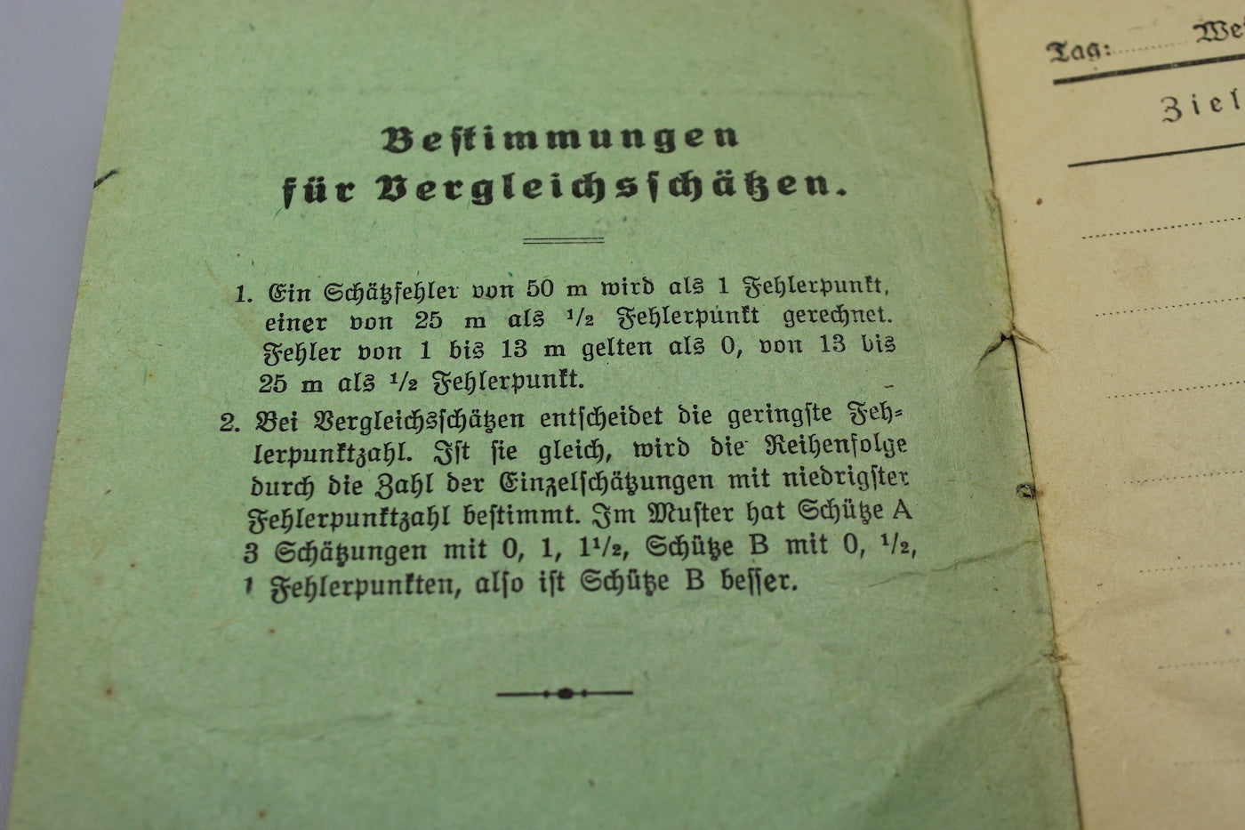 Entfernungsschakbuch manuale MG WW2, foto 3
