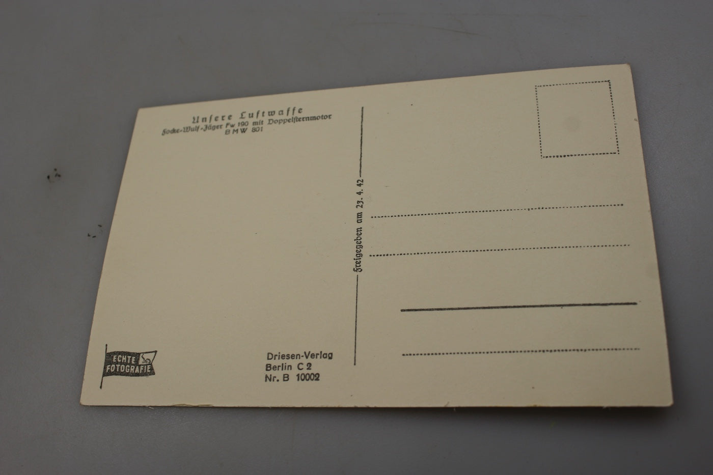 Cartolina postale "Unsere Luftwaffe"