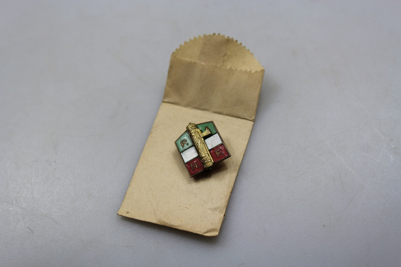 Pin smaltato da iscritto PNF