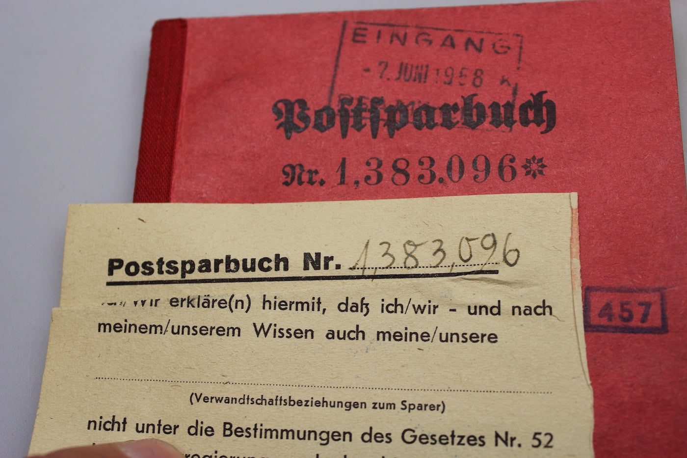 Postsparbuch con altro documento WW2, foto 8