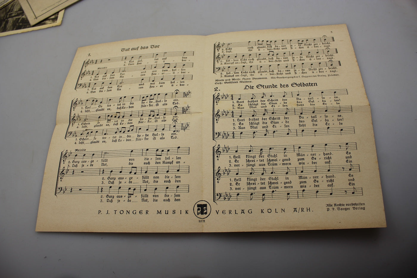 "Das zweite neue Soldaten Liederbuch" Volume 1